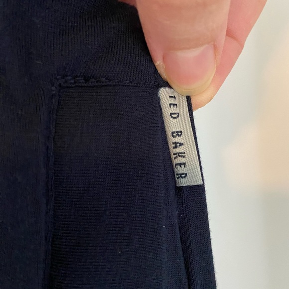 NWOT Ted Baker London Navy Blue Lounge Joggers, Tapered Leg, Size M - Picture 3 of 7